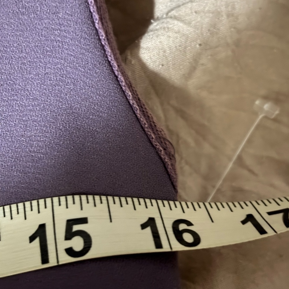 Wilfred purple faux wrap Mini Dress pockets xxs - Picture 14 of 15